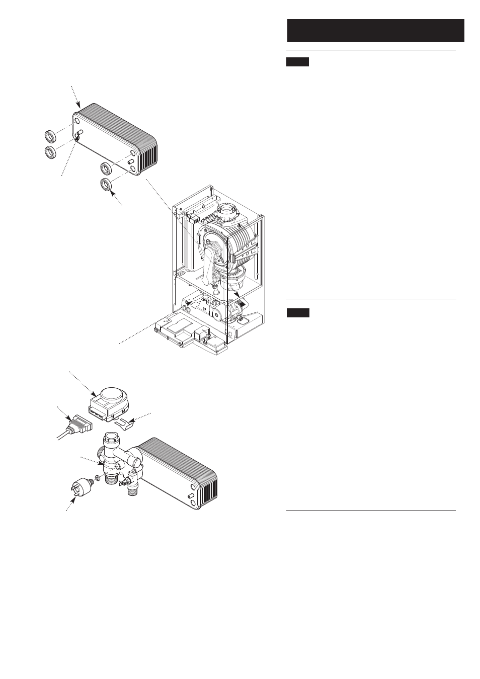 0 changing components | Potthof & Co Potterton Gold HE Range Condensing Combination Boiler 33kw User Manual | Page 48 / 64