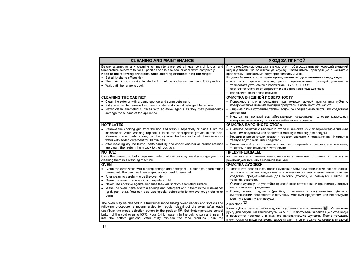 Gorenje KN55120AW User Manual | Page 16 / 26