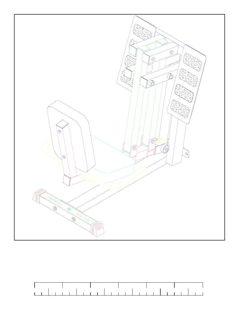 Figure 12 | ParaBody Leg Press 100101 User Manual | Page 14 / 14