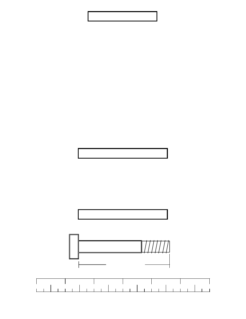 Tools required for assembly, Bolt length ruler | ParaBody 360101 User Manual | Page 2 / 11