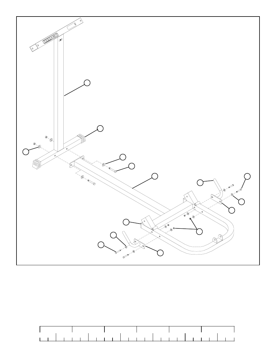 Figure 1, Do not securely tighten at this time, Step 1 | ParaBody Hip Sled System User Manual | Page 6 / 24