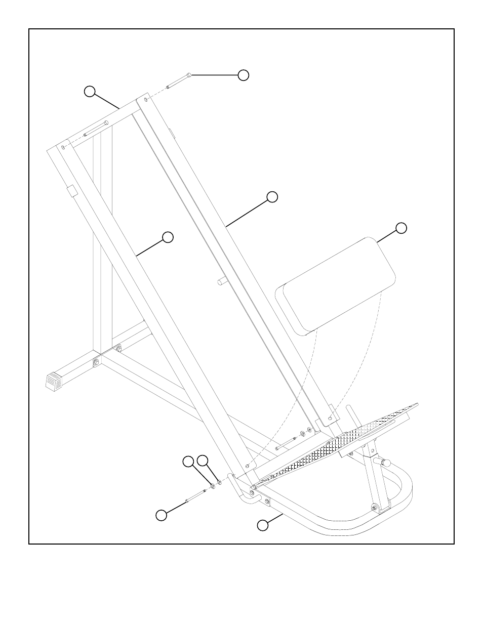 Figure 5, Step 5 | ParaBody Hip Sled System User Manual | Page 9 / 24