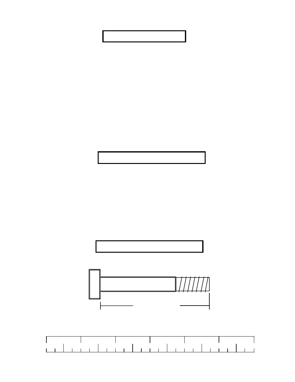 Tools required for assembly, Bolt length ruler | ParaBody 829 User Manual | Page 3 / 14