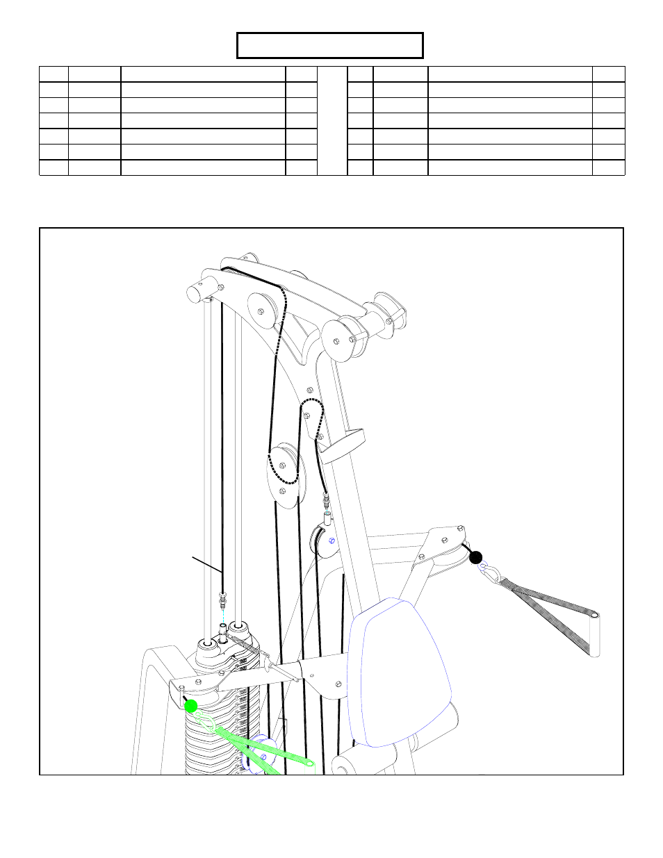 Parts list, Figure 1 | ParaBody 778 User Manual | Page 5 / 13