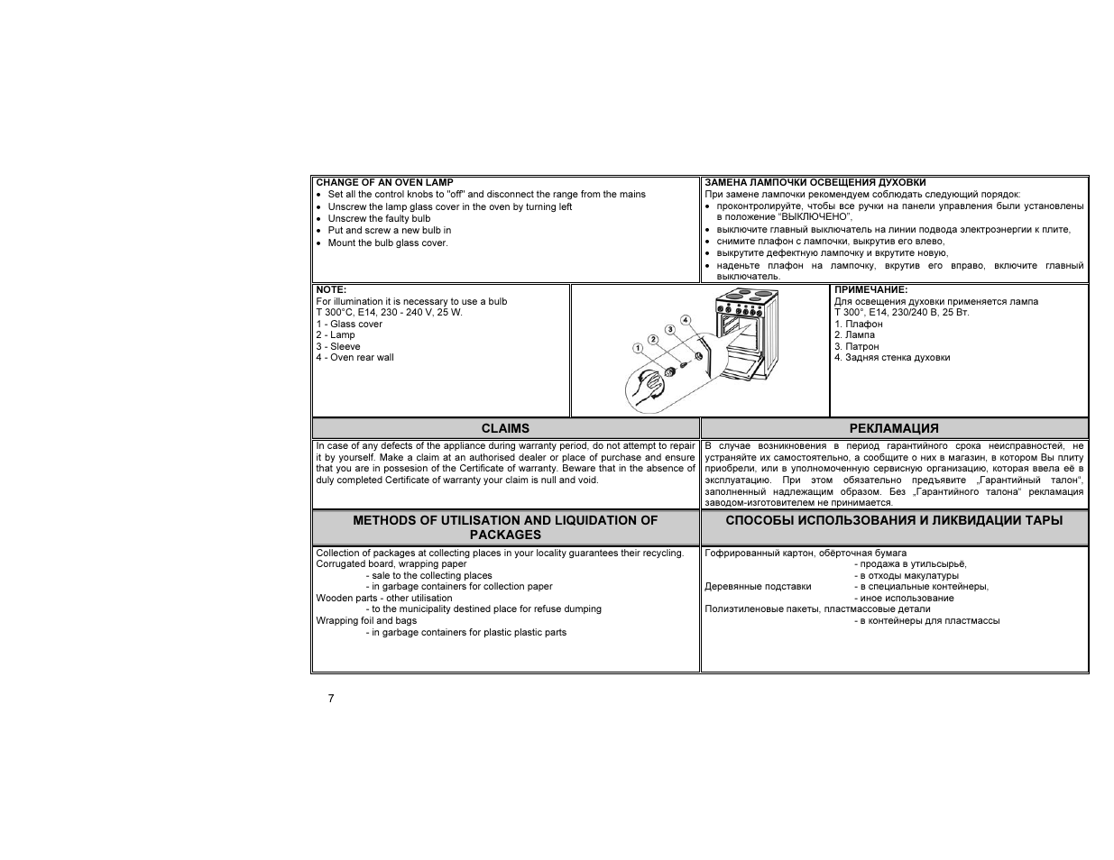Gorenje E52102AW0 User Manual | Page 8 / 15