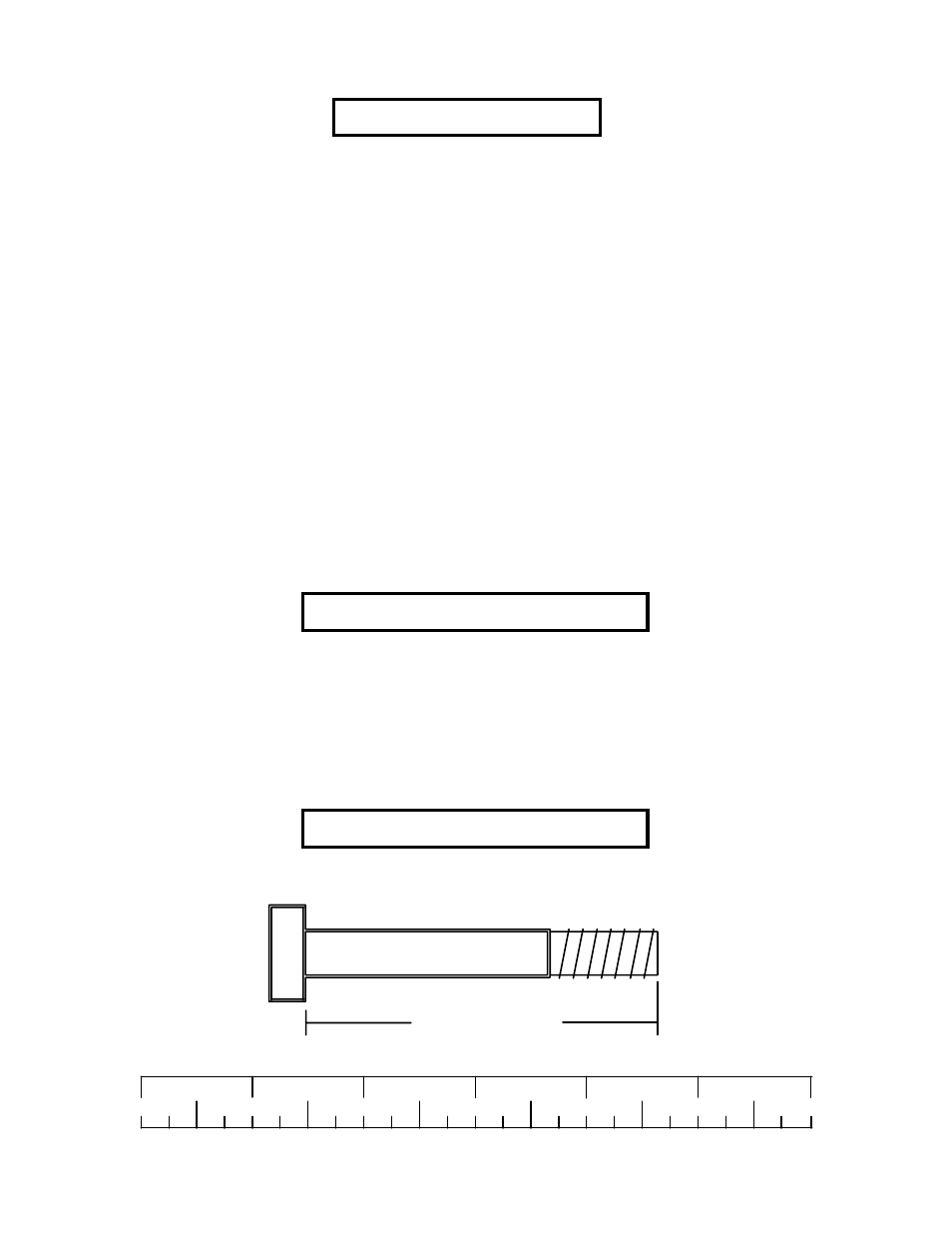 Tools required for assembly, Bolt length ruler | ParaBody LP5 User Manual | Page 3 / 15