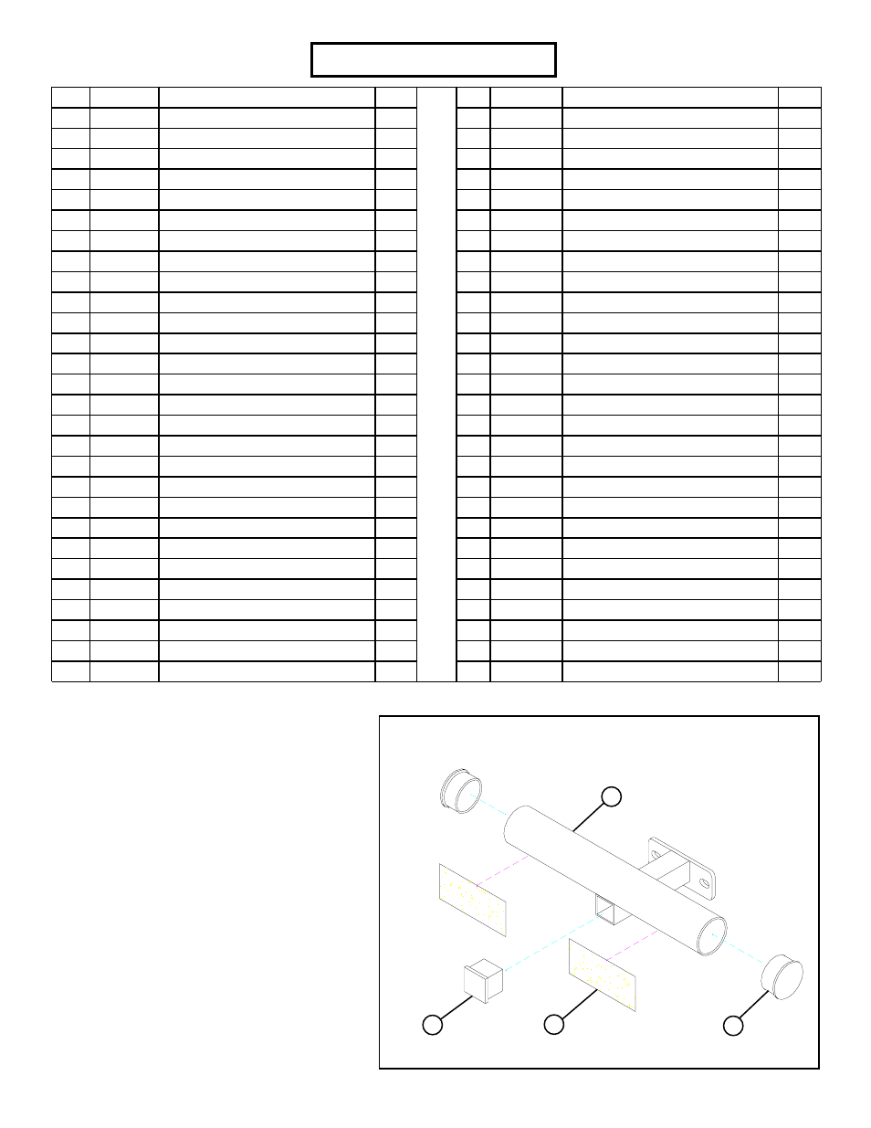 Parts list, Figure 1, Step 1 | ParaBody 893103 User Manual | Page 3 / 20