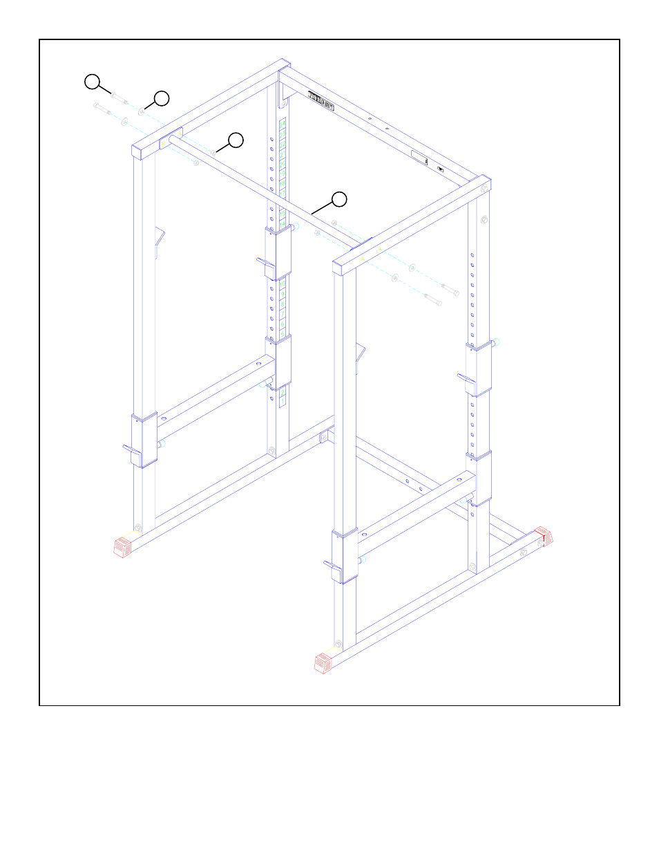 Figure 5, This concludes the assembly of the 843 rack system | ParaBody 843 User Manual | Page 9 / 12
