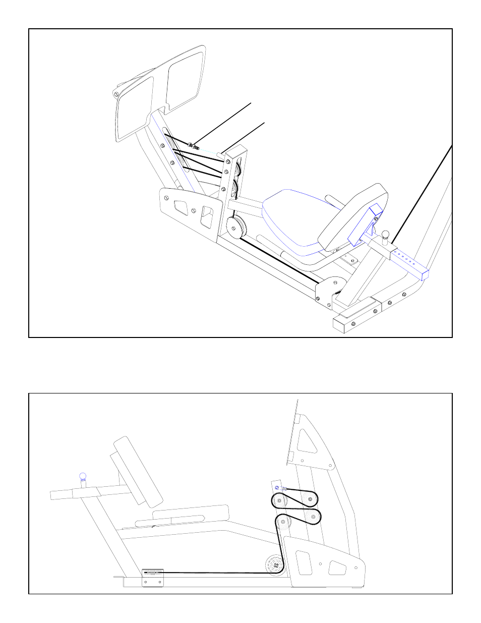 Cable routing diagram figure 22 | ParaBody 883 User Manual | Page 30 / 31