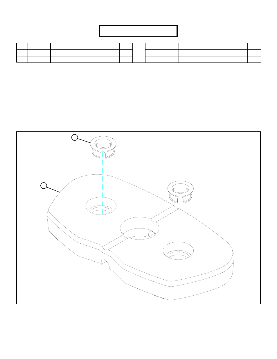 Parts list, Figure 1 | ParaBody 216 User Manual | Page 2 / 5