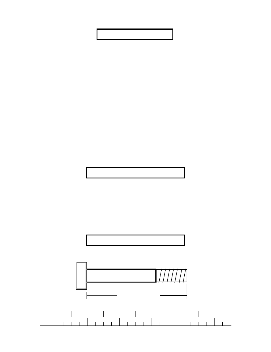 Tools required for assembly, Bolt length ruler | ParaBody 661101 User Manual | Page 2 / 13