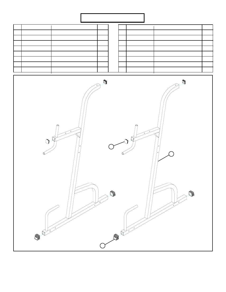 Parts list, Figure 1, Step 1 | ParaBody 813 User Manual | Page 5 / 13