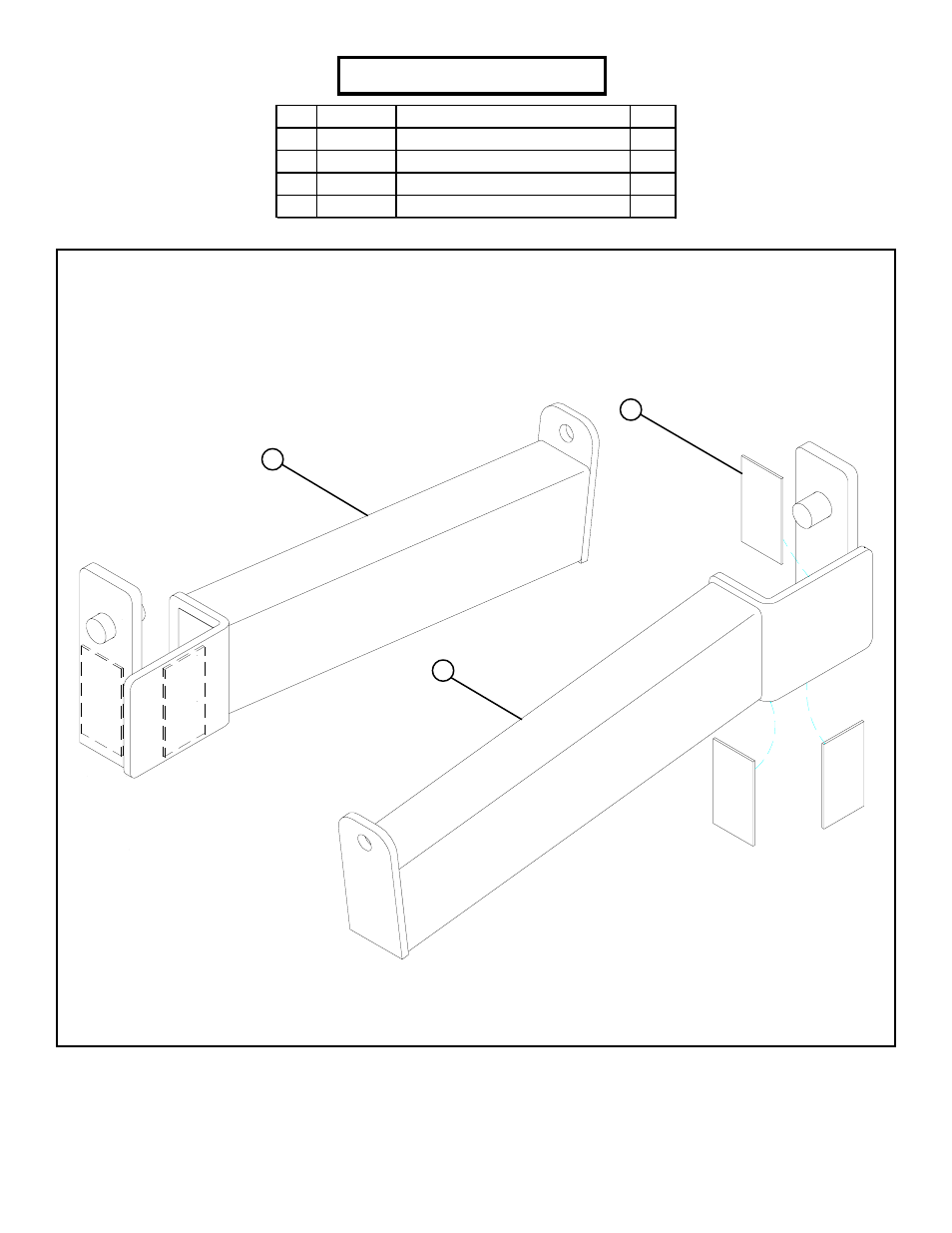 Parts list, Figure 1, Step 1 | ParaBody 884 User Manual | Page 3 / 8