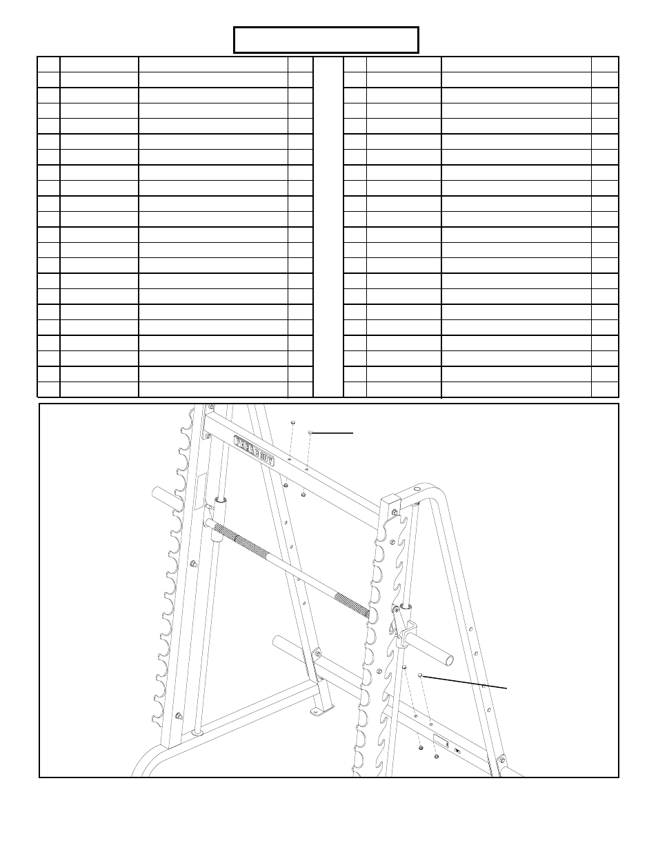 Parts list, Figure 1, Step 1 | ParaBody 889 User Manual | Page 4 / 16