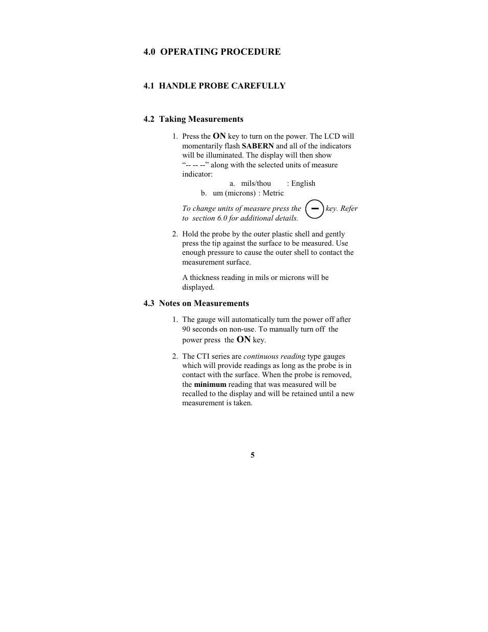 Protec PROTEK II SN User Manual | Page 5 / 10