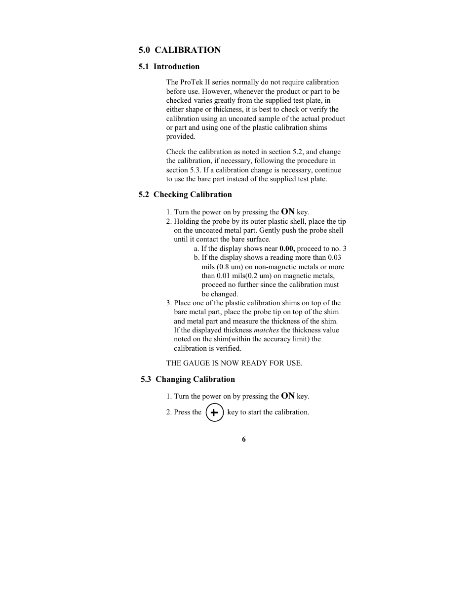Protec PROTEK II SN User Manual | Page 6 / 10