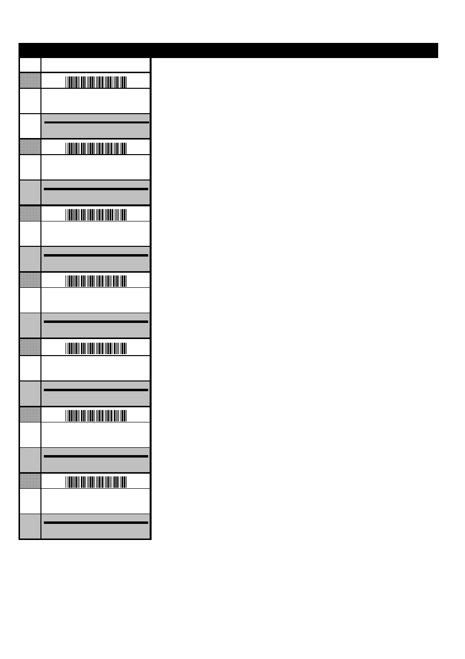 L1121, L1122, L1123 | L1124, L1125, L1126, L1127, Loop 1 of 4, 6400 loop commissioning manual | Protec Loop Commisioning 6400 User Manual | Page 8 / 26