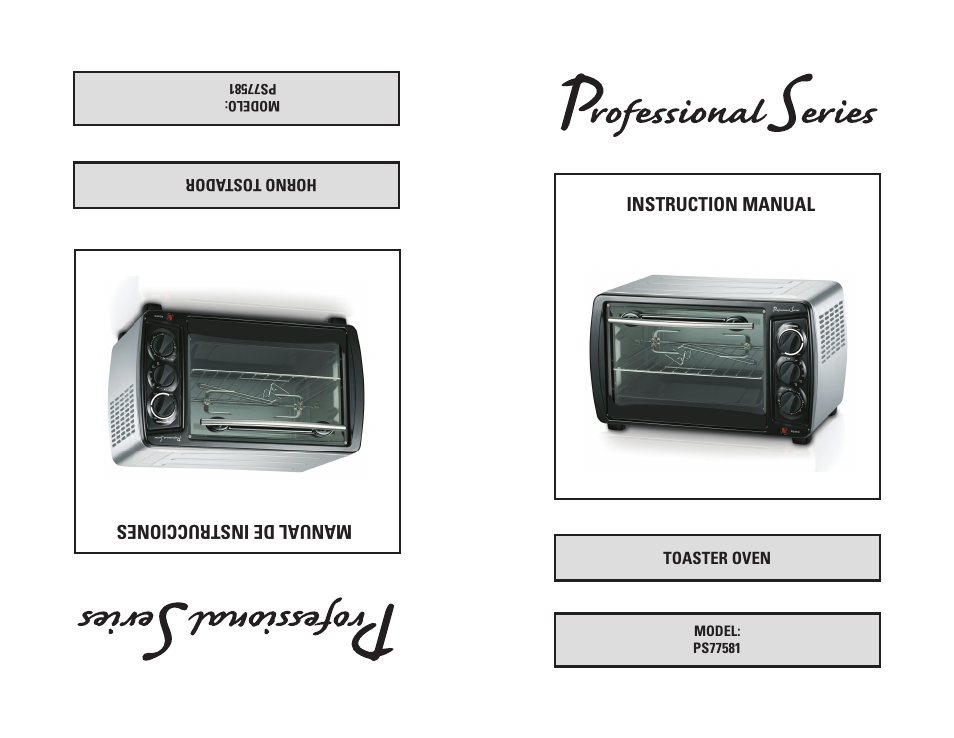 Professional Series PS77581 User Manual | 10 pages