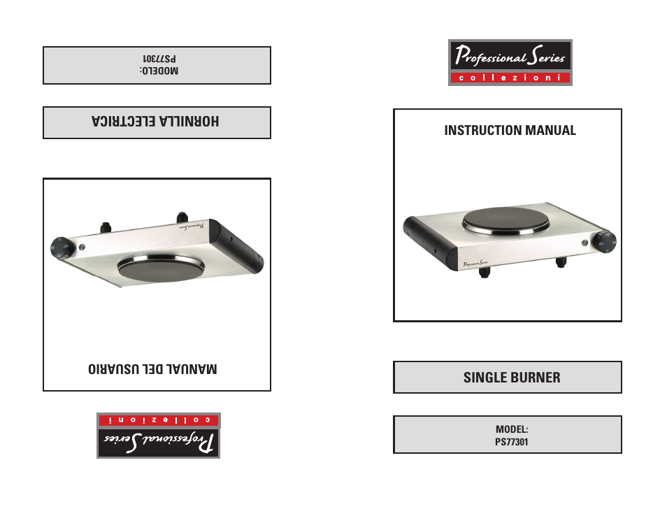 Professional Series PS77301 User Manual | 4 pages