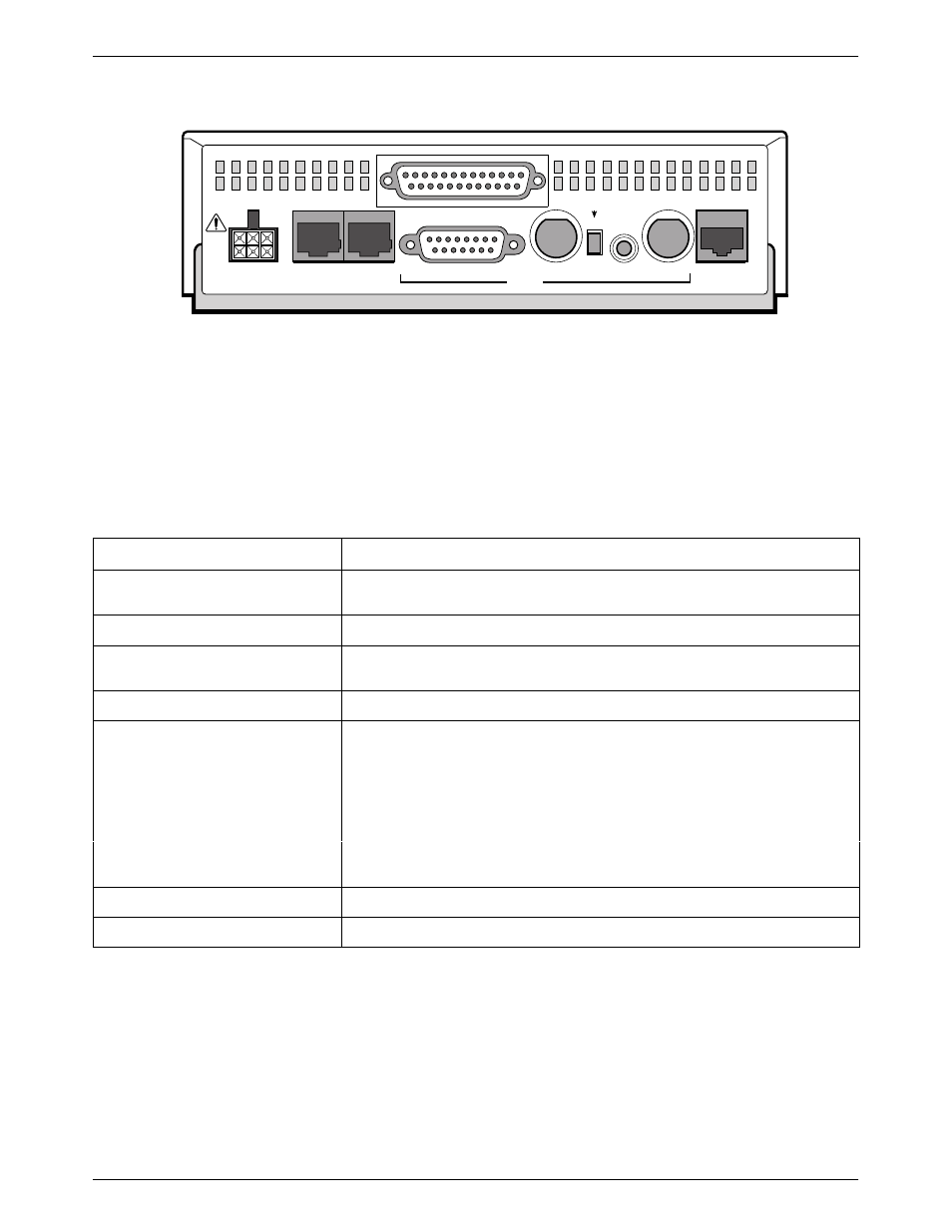 The connectors and switches, Are described in, Table 1-1 | Paradyne ACCULINK 336x E1 User Manual | Page 12 / 168