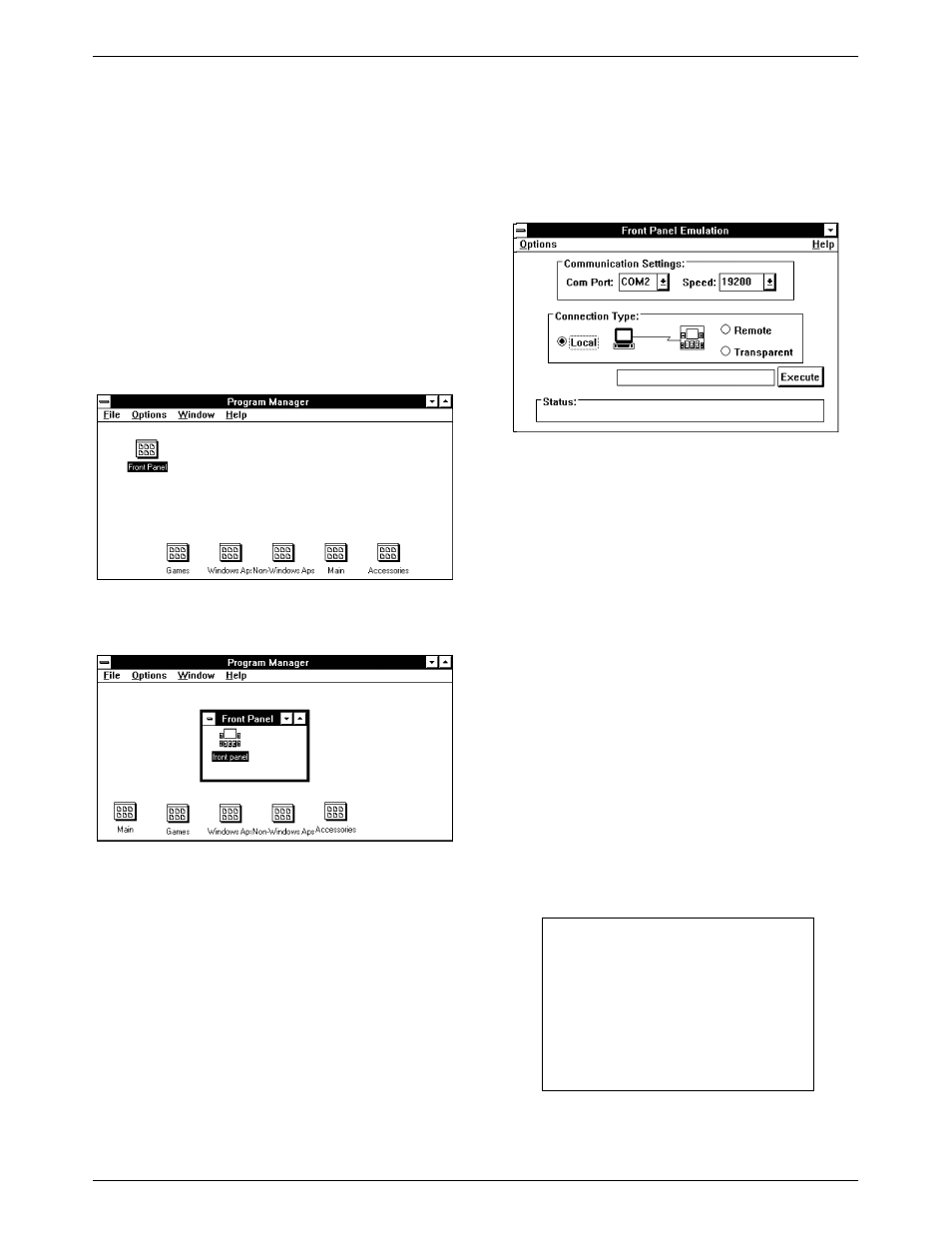 Starting front panel emulation | Paradyne ACCULINK 336x E1 User Manual | Page 152 / 168