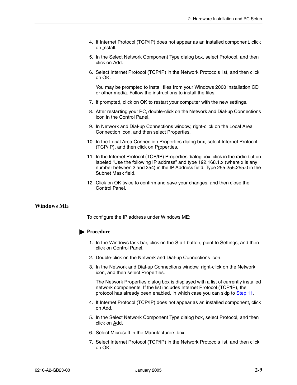 Windows me | Paradyne 6211 User Manual | Page 25 / 72