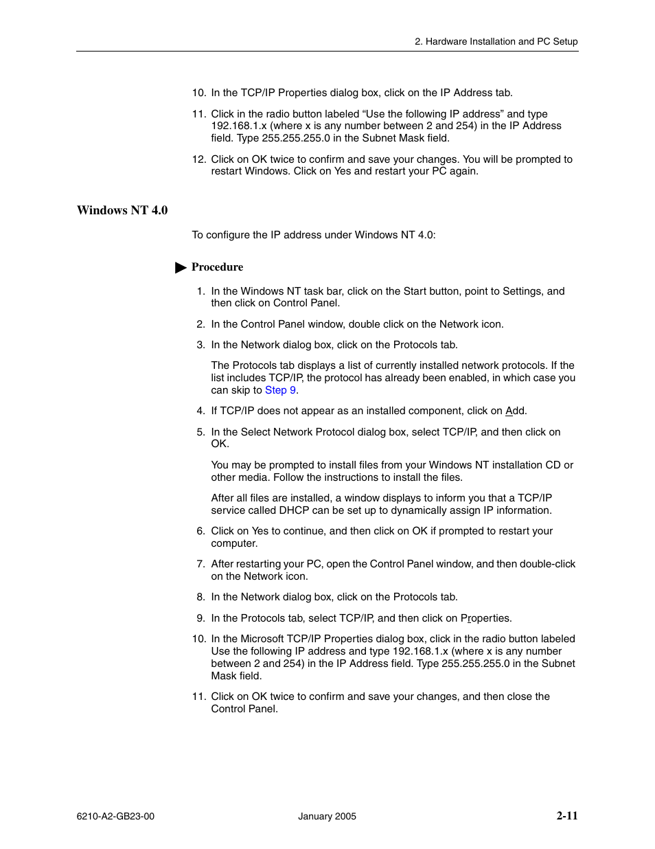 Windows nt 4.0 | Paradyne 6211 User Manual | Page 27 / 72