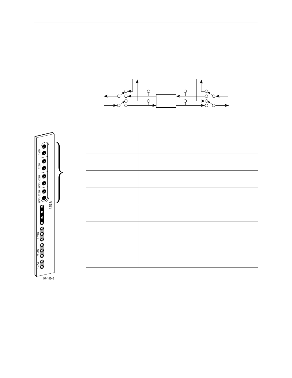 9261 dual t1 nam test jack functions, Troubleshooting, Test jack name function | Paradyne T1 T1 Access Mux 926x User Manual | Page 187 / 326