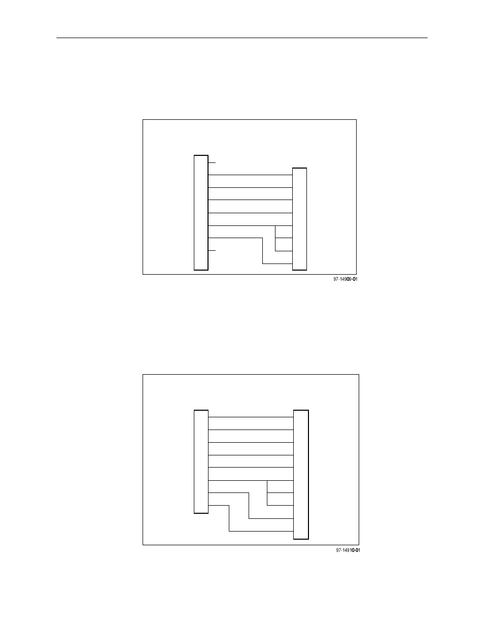 Com port-to-pc cable, Com port-to-terminal/printer cable | Paradyne T1 T1 Access Mux 926x User Manual | Page 276 / 326