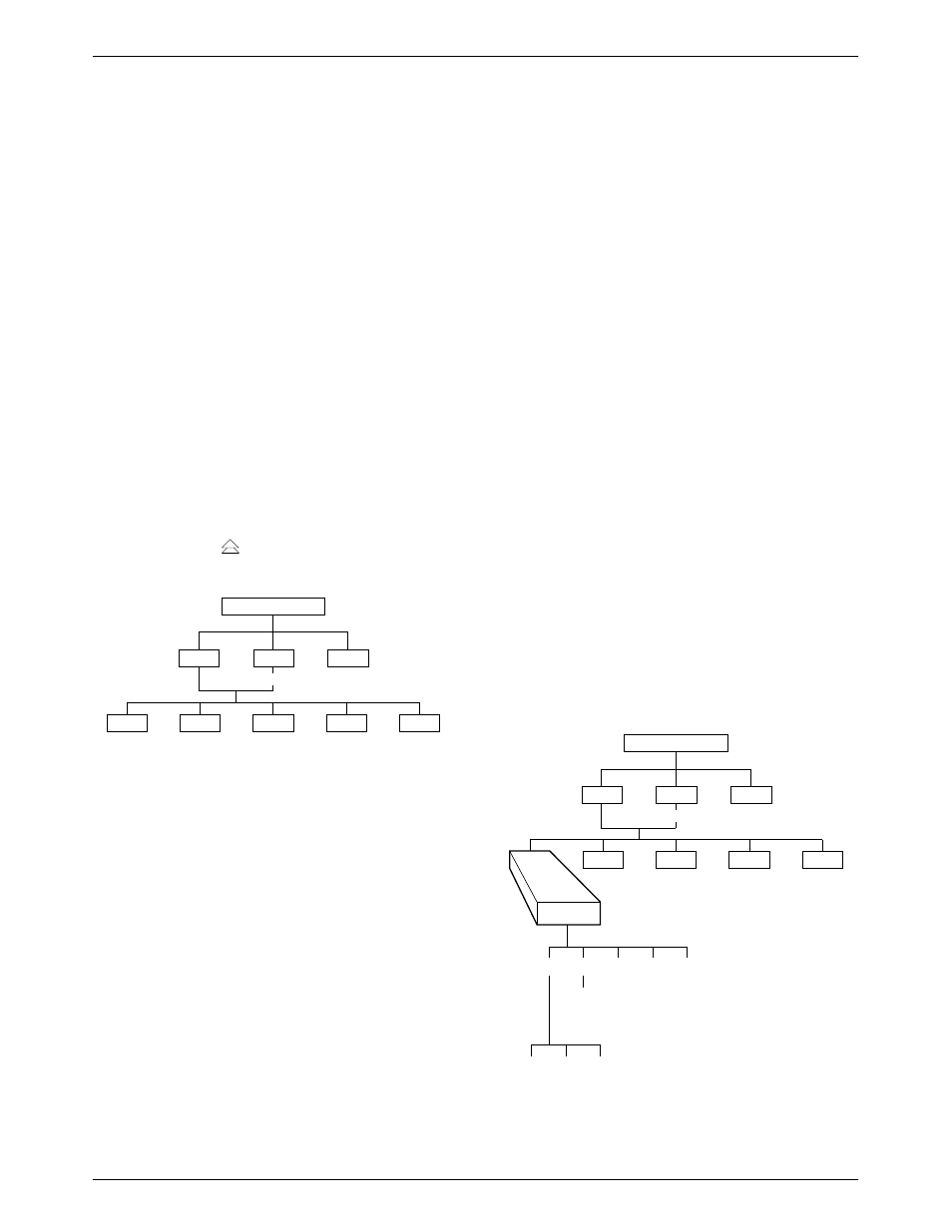 Menu structure, Menus and modes of operation, Local/remote branch menus | Status branch | Paradyne COMSPHERE 3611 User Manual | Page 19 / 81