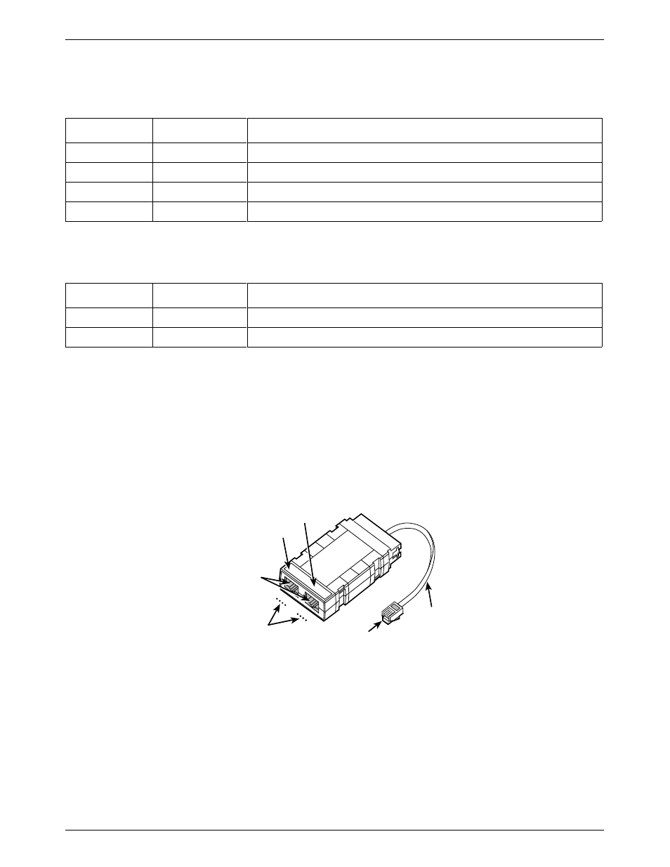 3600 hubbing device (3600-f3-300), Network connector pin assignments, 3600 hubbing device | Paradyne COMSPHERE 3615 User Manual | Page 105 / 135