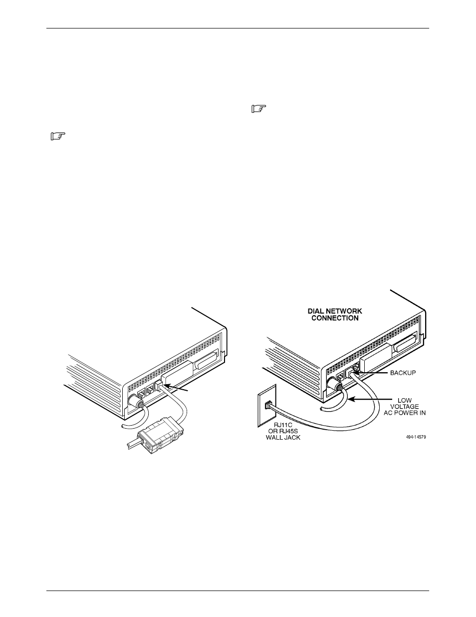 Connecting to the network, Model 3615 dsu network connection, Model 3615 dsu dial (pstn) network connection | Connecting to the nms, Connecting to the dial (or pstn) network | Paradyne COMSPHERE 3615 User Manual | Page 26 / 135