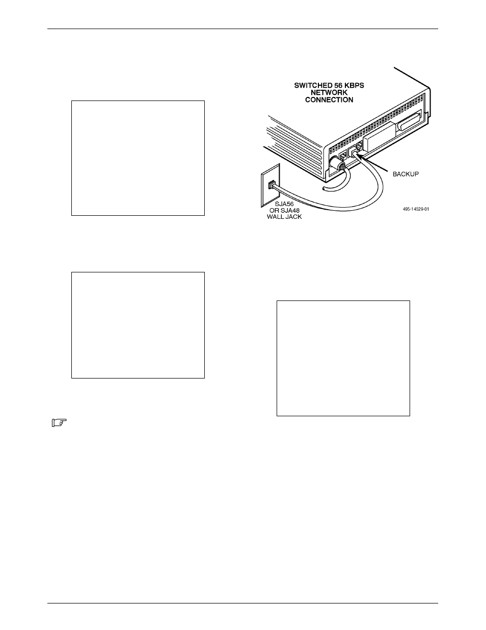 Model 3615 dsu switched 56 kbps network connection, Connecting to the switched 56 kbps network, Connecting to the dds (or lads) network | Paradyne COMSPHERE 3615 User Manual | Page 27 / 135