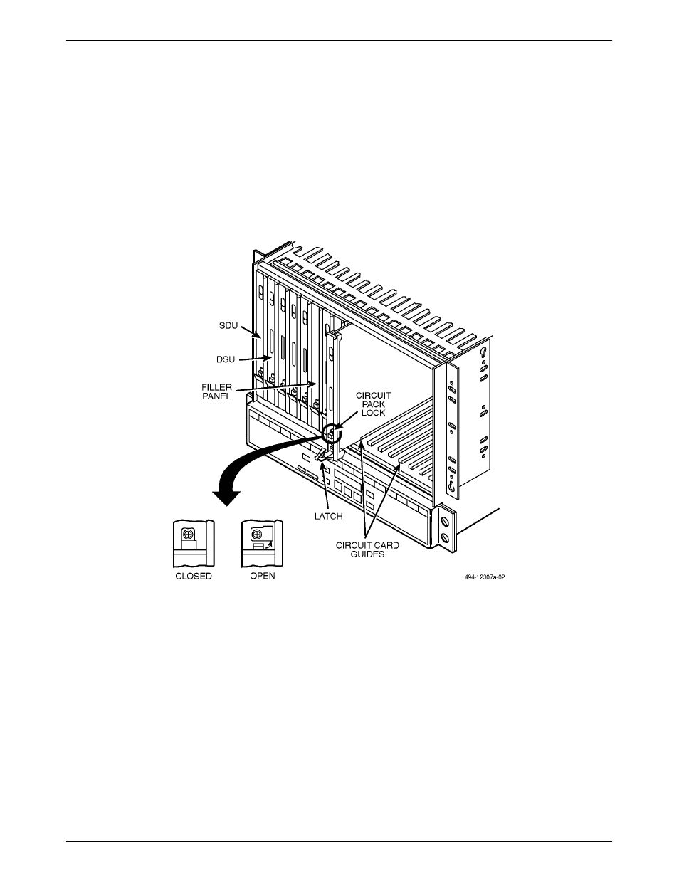 Model 3616 dsu installation and circuit pack lock | Paradyne COMSPHERE 3615 User Manual | Page 38 / 135