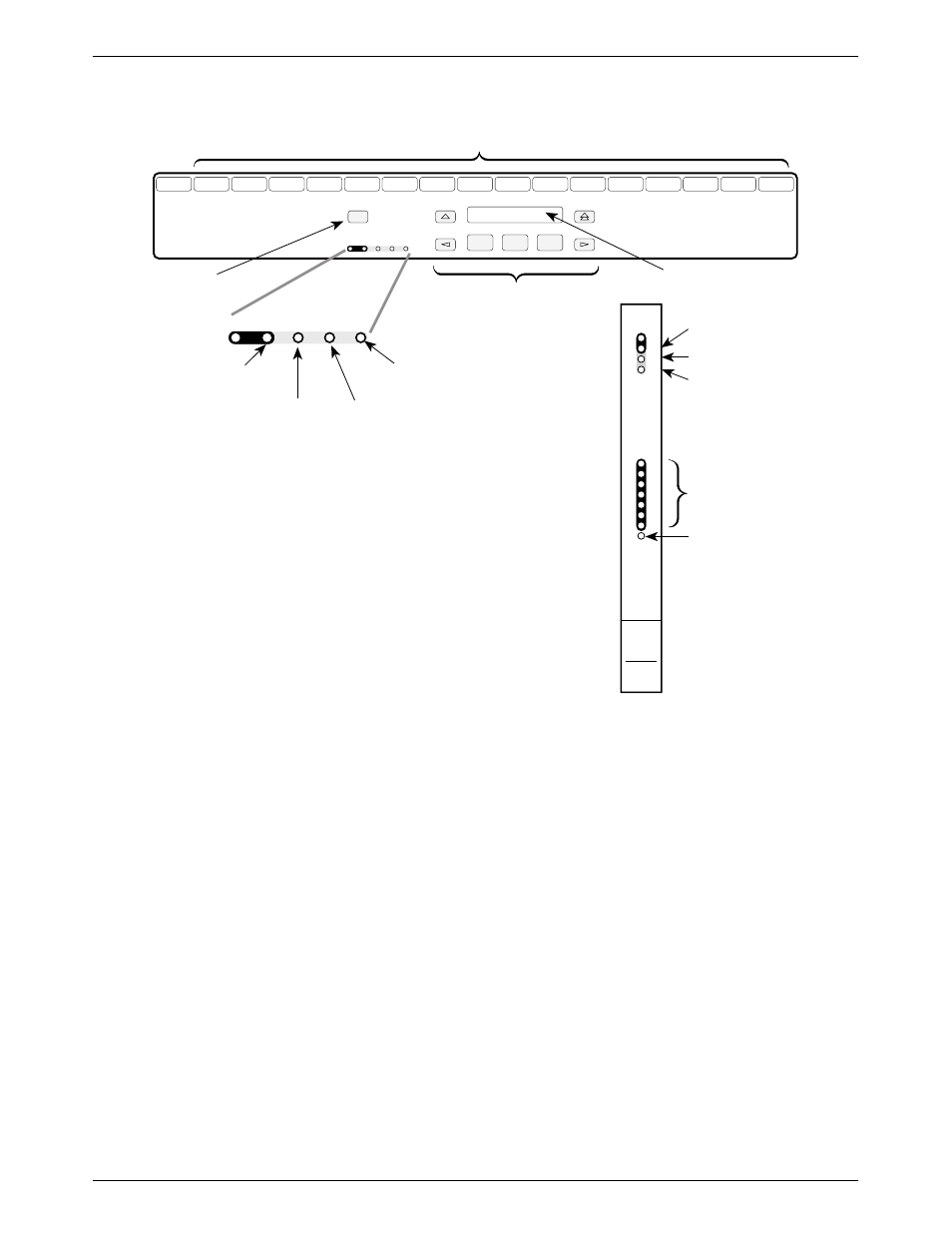 Sdcp and model 3616 dsu faceplate | Paradyne COMSPHERE 3615 User Manual | Page 47 / 135