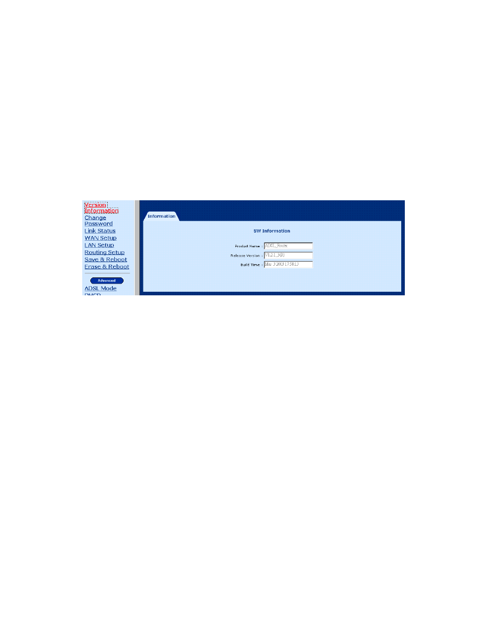Basic configuration, Software version information, Chapter 4 basic configuration | Paradyne 6212 User Manual | Page 30 / 102