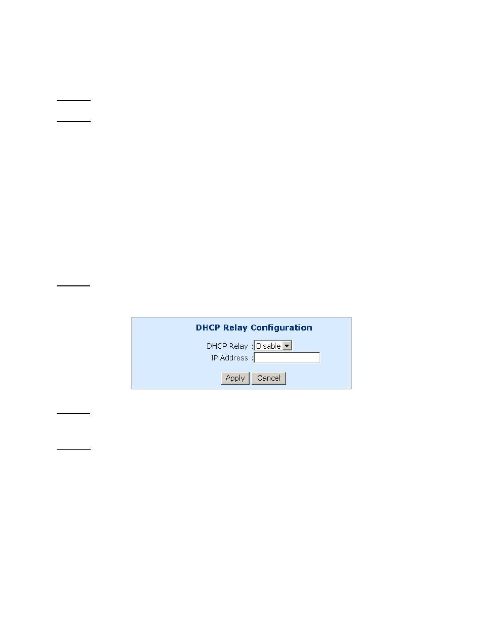 Disable the dhcp, Dhcp relay, 4 dhcp relay | 2 disable the dhcp | Paradyne 6212 User Manual | Page 46 / 102