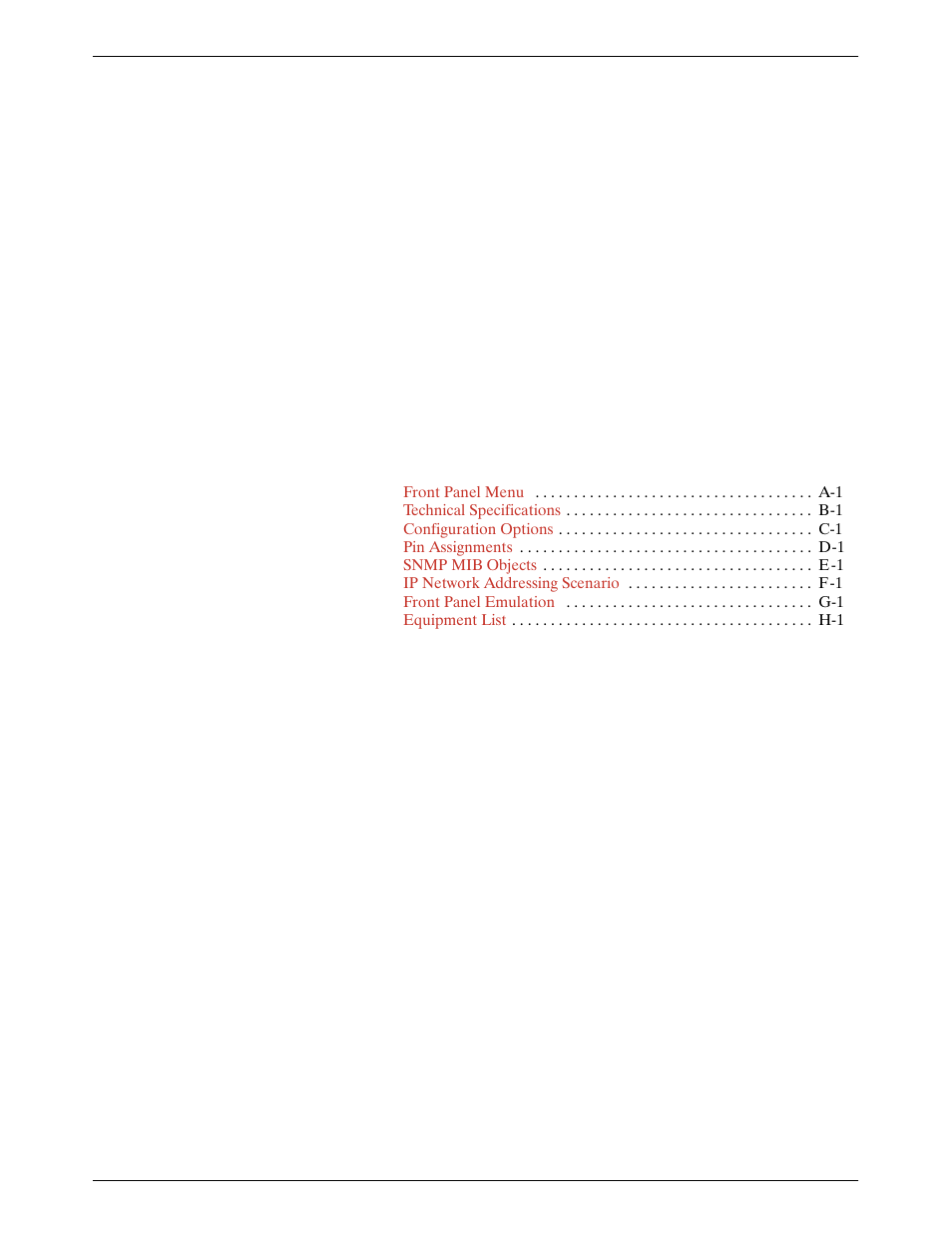 Maintenance, Appendices, Glossary index | Paradyne ACCULINK 317x E1 User Manual | Page 7 / 167
