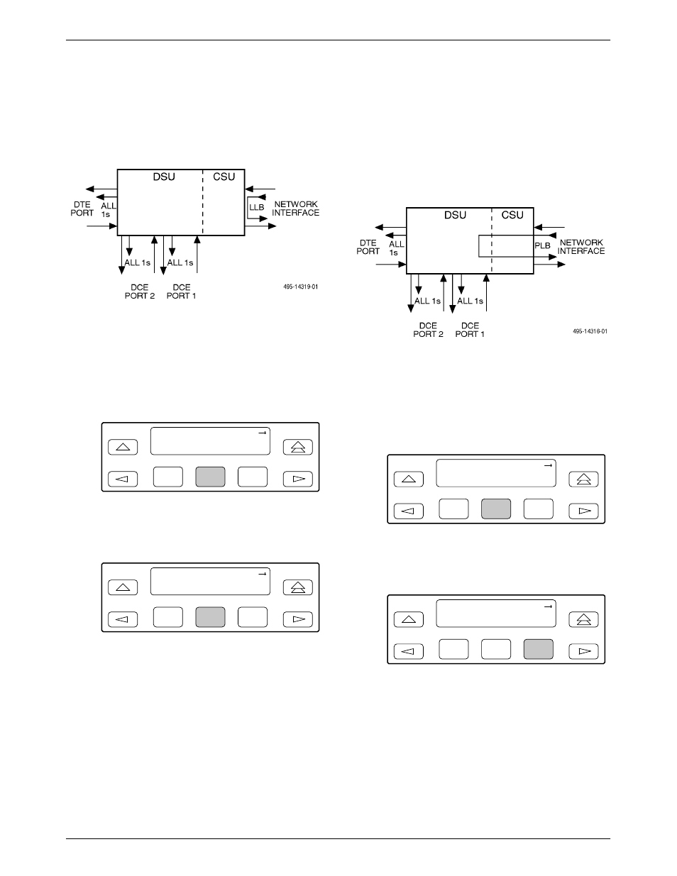 Starting a line loopback, Starting a payload loopback | Paradyne ACCULINK 317x E1 User Manual | Page 75 / 167