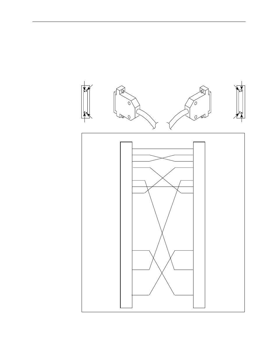 Standard eia-232-d crossover cable | Paradyne 7612 SNMP DSU User Manual | Page 112 / 126