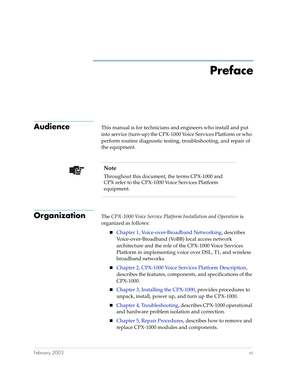 Paradyne Jetstream CPX-1000 User Manual | Page 11 / 160