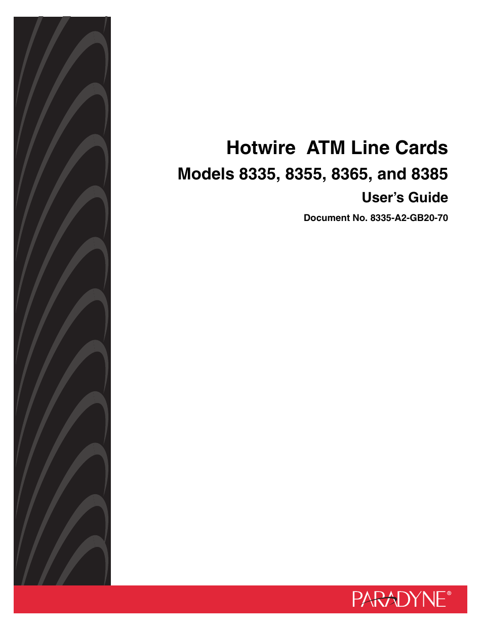 Paradyne Hotwire ATM Line Cards 8385 User Manual | 132 pages