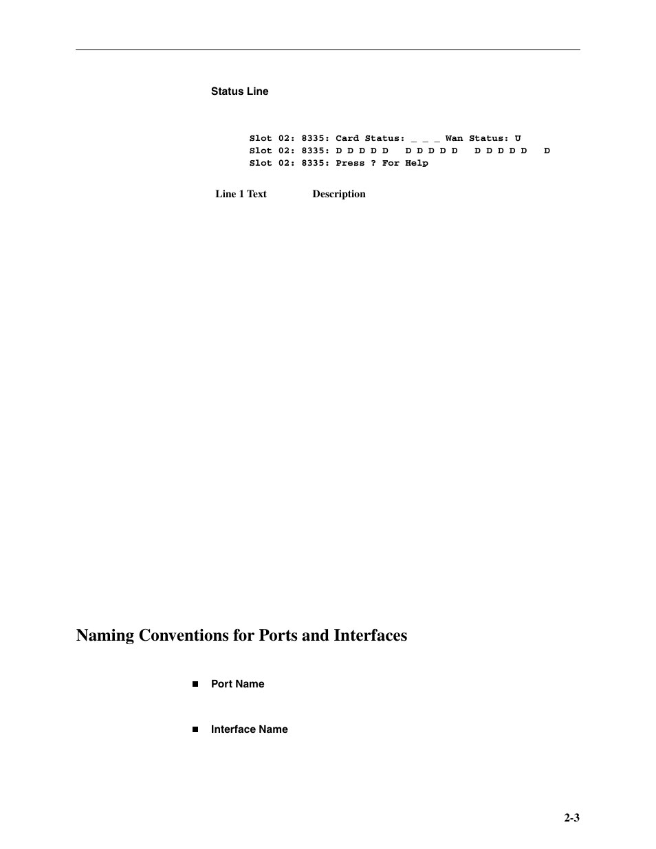 Naming conventions for ports and interfaces | Paradyne Hotwire ATM Line Cards 8385 User Manual | Page 17 / 132