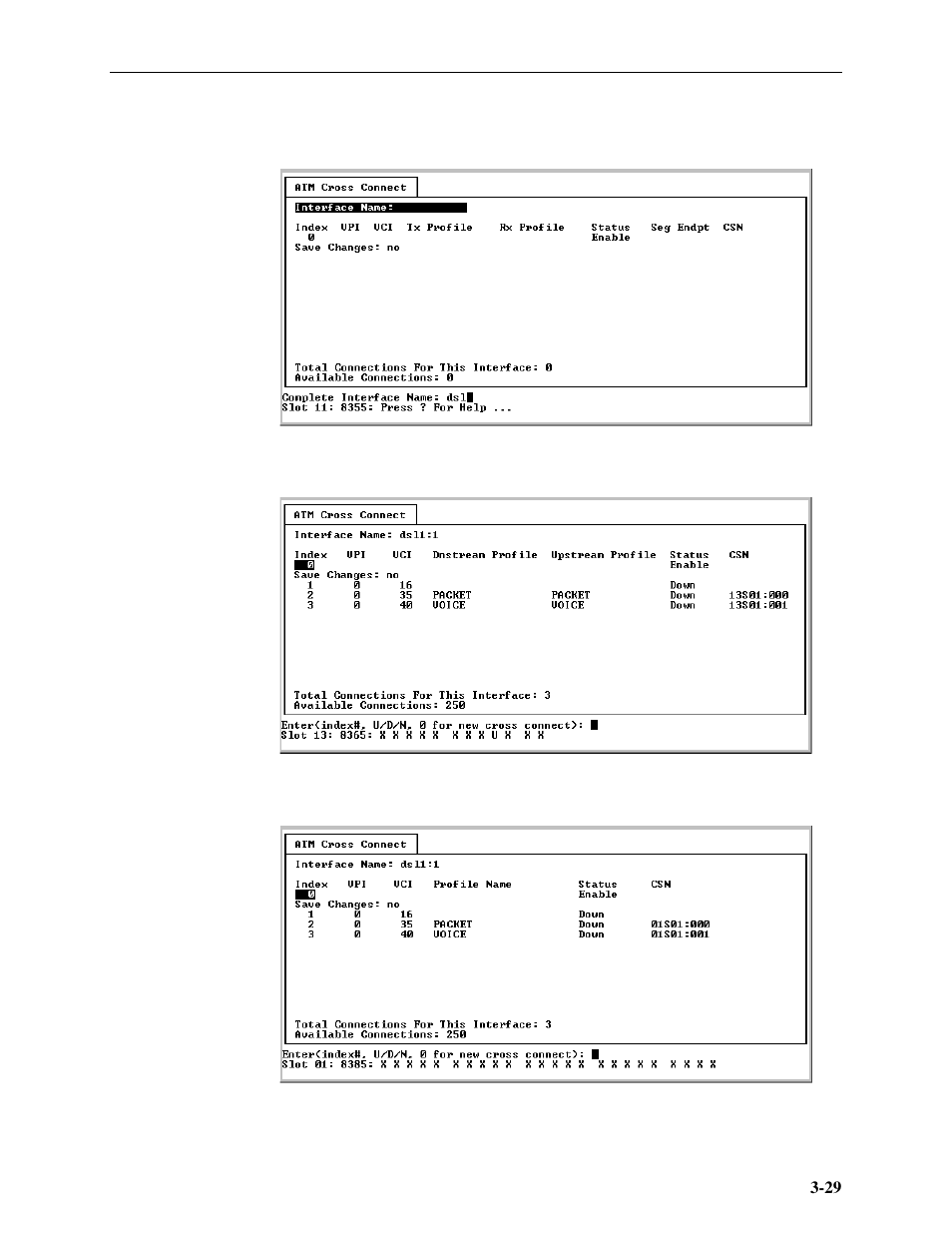 Paradyne Hotwire ATM Line Cards 8385 User Manual | Page 51 / 132