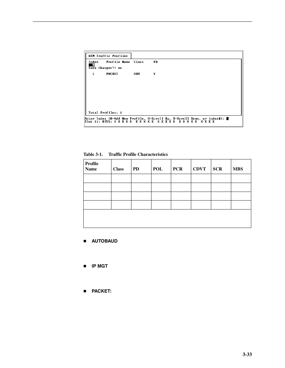 Paradyne Hotwire ATM Line Cards 8385 User Manual | Page 55 / 132