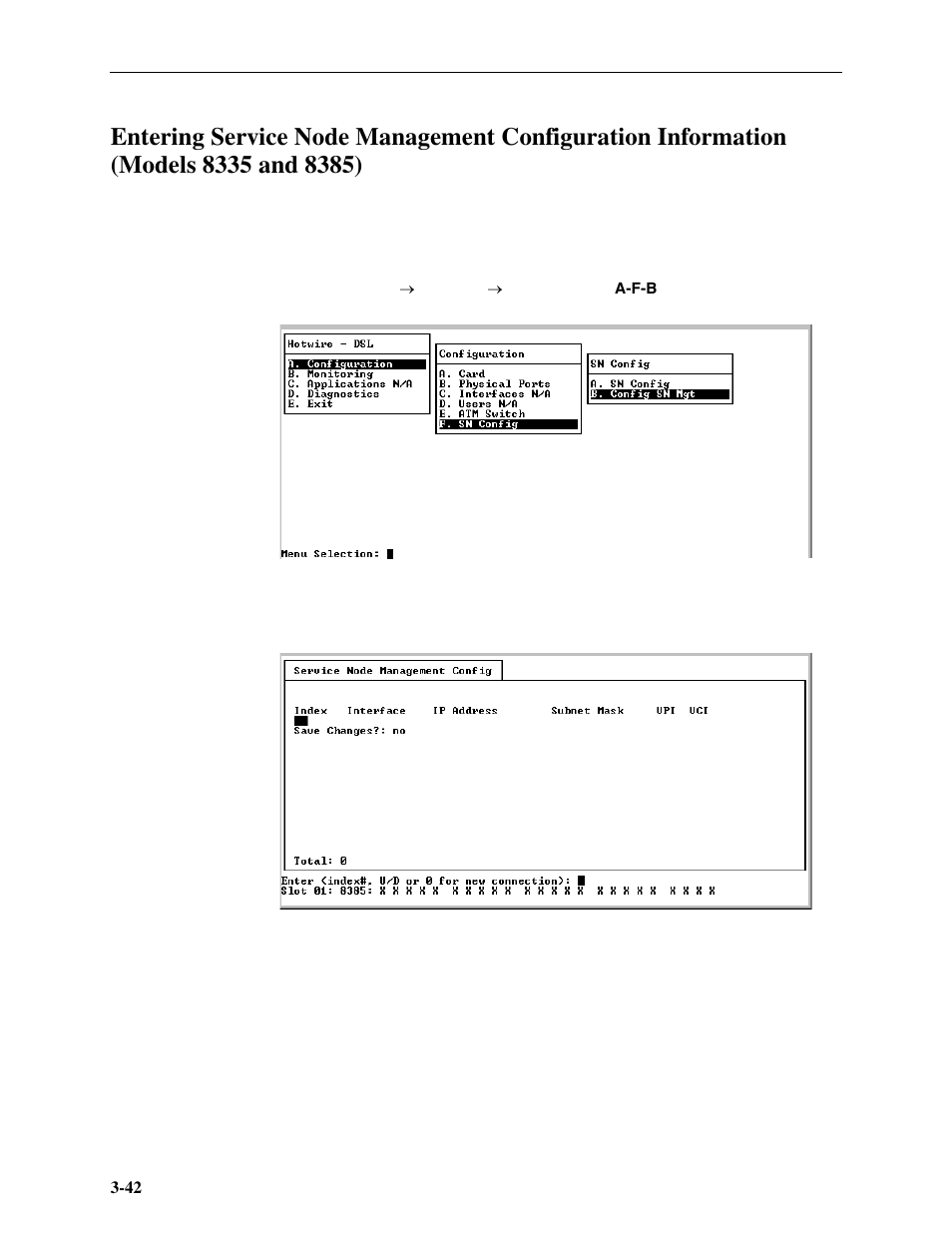 Paradyne Hotwire ATM Line Cards 8385 User Manual | Page 64 / 132