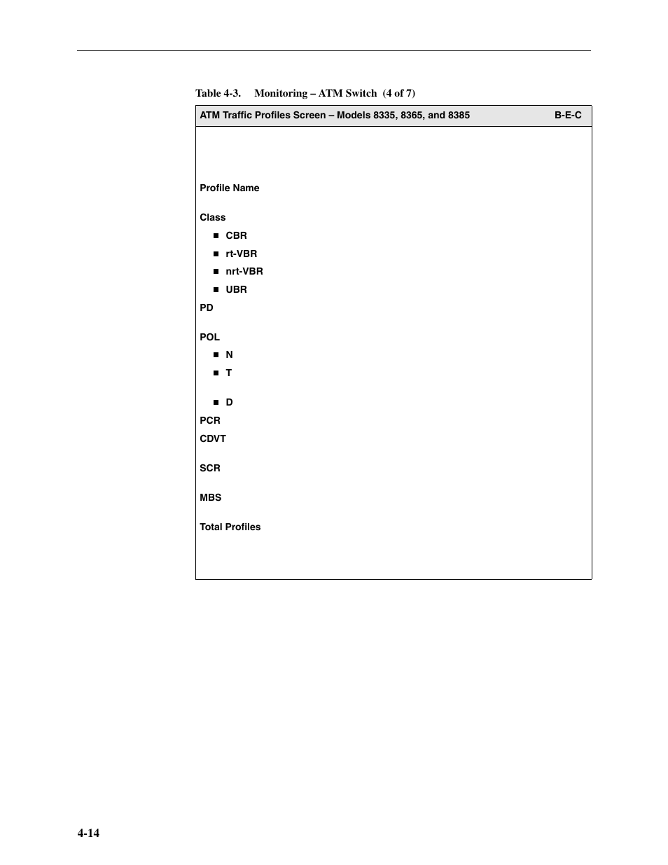 Paradyne Hotwire ATM Line Cards 8385 User Manual | Page 80 / 132