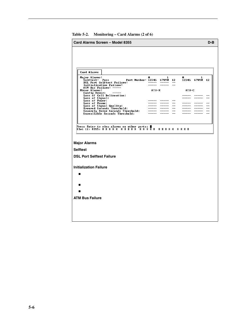 Paradyne Hotwire ATM Line Cards 8385 User Manual | Page 92 / 132