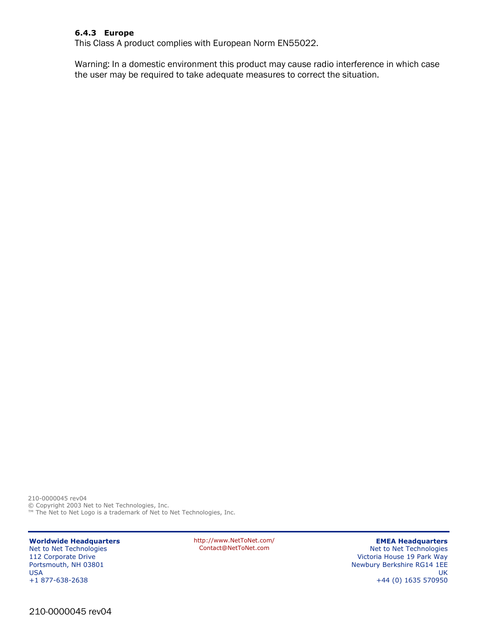 Paradyne 12-Port VoSHDSL Access Multiplexer SAM2000QV-12 User Manual | Page 10 / 10