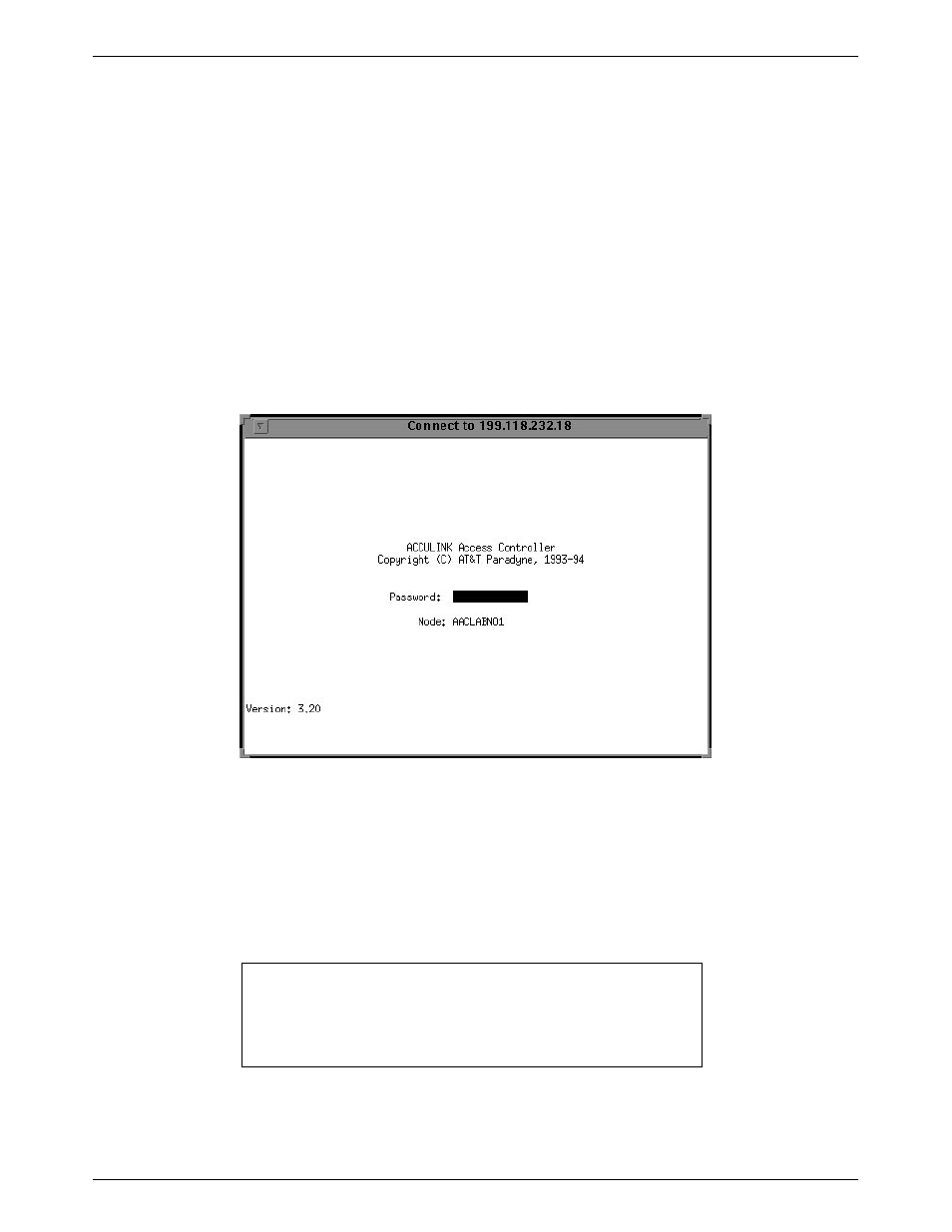 Accessing the terminal interface | Paradyne ACCULINK 7800-D1-999 User Manual | Page 6 / 11